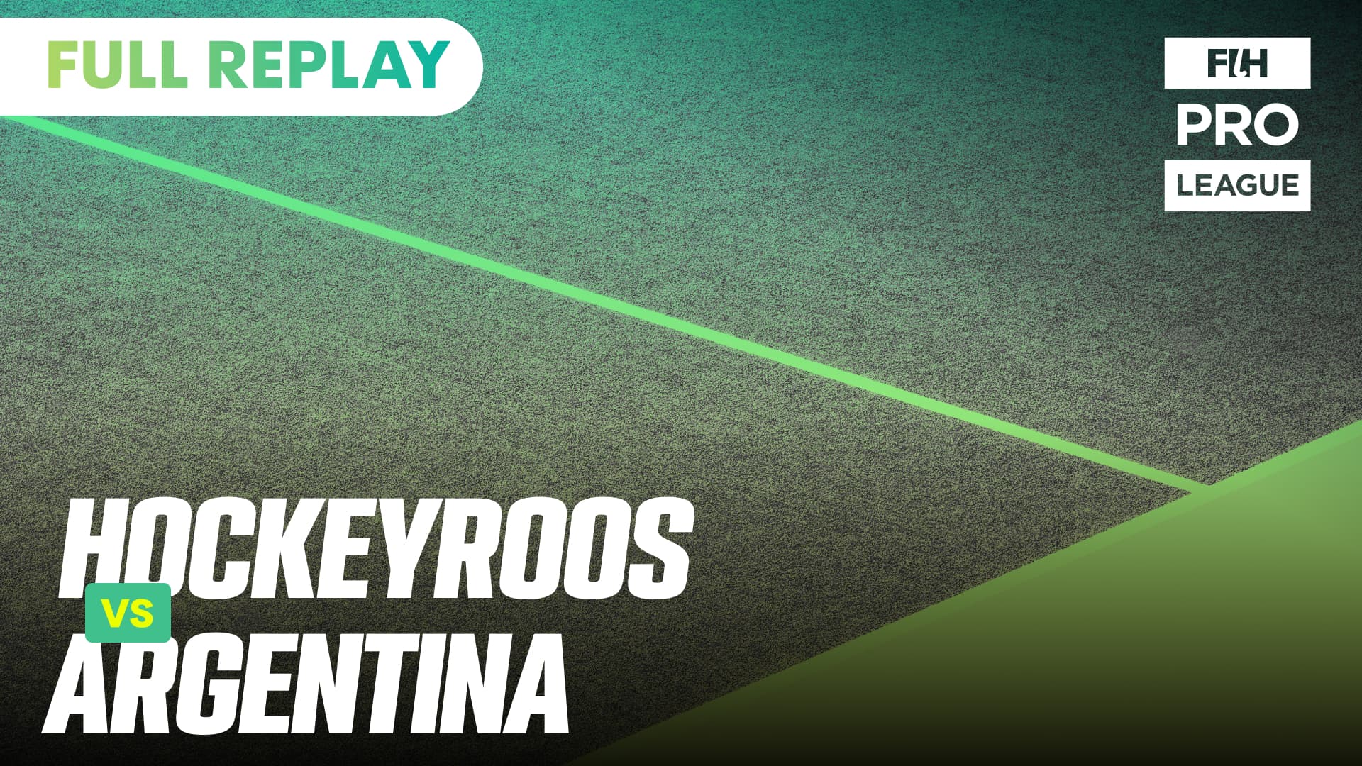 6. Hockeyroos v Argentina | FIH Pro League